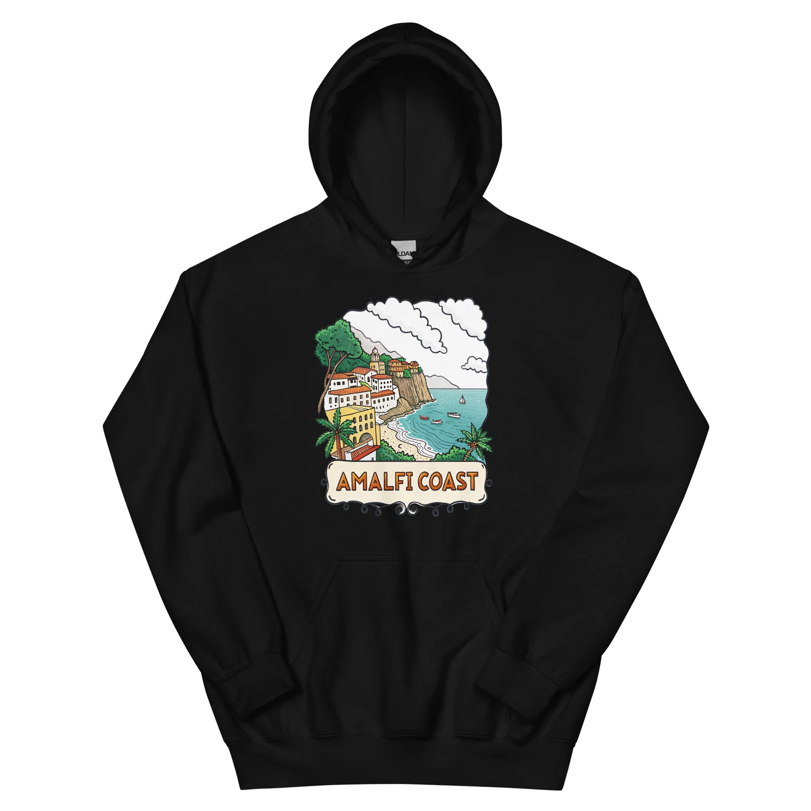 Amalfi Coast Attraction Landmark Travel Hoodie