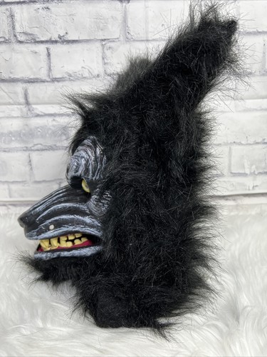 Halloween WEREWOLF Adult Horror High-Quality Deluxe Mask With Ankle Covers - Picture 3 of 6