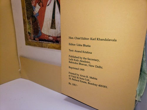 2 Riproduzioni Indiane Lithos 1995 Primo Dipinto Mughal Lalit Kala Portfolio - Foto 10 di 10