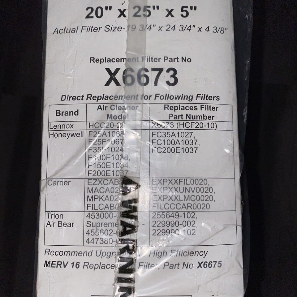 Healthy climate solutions X0585 Air Filter Merv 11, Model HCF1411 eBay