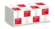 Katrin 45570 Classic Zig Zag V Fold Quality Paper Hand Towels 1 Case 4000 Towels
