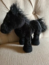 Ganz Black Stallion Horse Pony 9 Inch Plush Stuffed Animal No Code