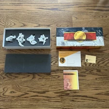 Conte World War II #WWII-007 Frontal Attack Set - 4 Lead Figures - Rare New!