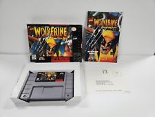 Wolverine: Adamantium Rage (Super Nintendo) SNES Complete with Registration Card