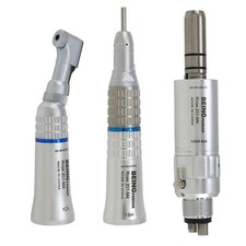 BEING Dental Slow Speed Latch Contra Angle Straight Handpiece Air Motor 4 Hole