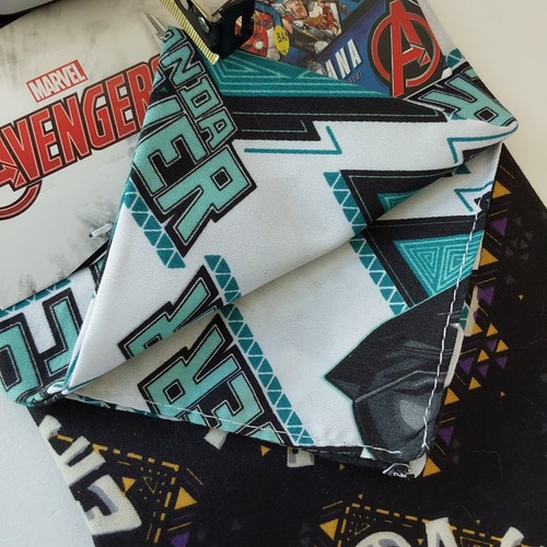 Marvel Avengers -Wakanda Forever 2 PK Dog Bandana 17.5" X 17.5" NEW - Picture 9 of 11