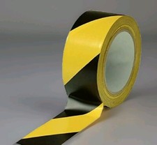 2in x 108FT Black Yellow Safety Warning Caution Tape High Visibility