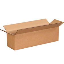 Shipping Mailers Boxes Long Corrugated Boxes 13" X 3" X 3" Kraft 25/Bundle