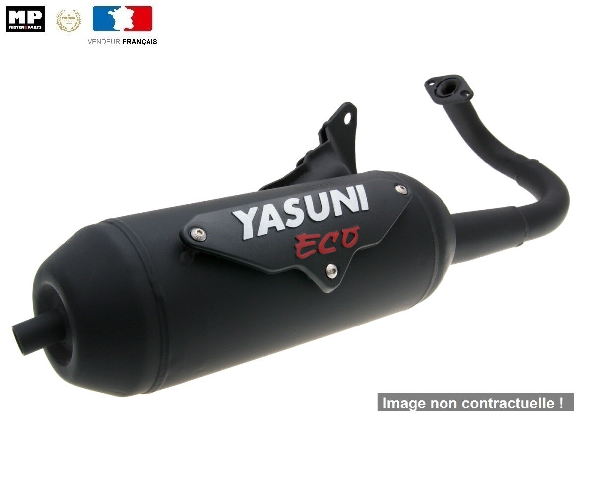 Pot d'échappement Yasuni Peugeot Elyseo 50 2T de rechange pour moteur AC 2002-2007