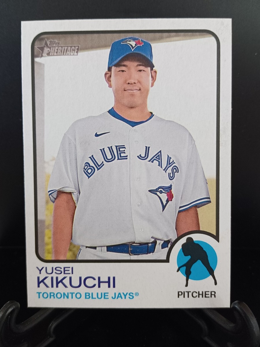 2022 Topps Heritage #687 Yusei Kikuchi Toronto Blue Jays Baseball