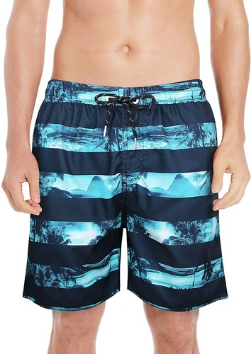 MILANKERR Men Swim Trunks with Mesh 