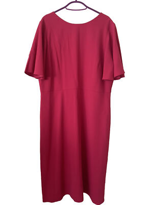 Laura Ashley Dress Size 14 Pink Wedding Guest Formal Knee