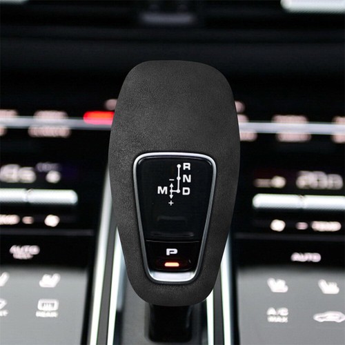 Suede Dark Gray Car Gear Shift Knob Trim For Porsche Cayenne 2018-23 Accessories - Picture 4 of 12
