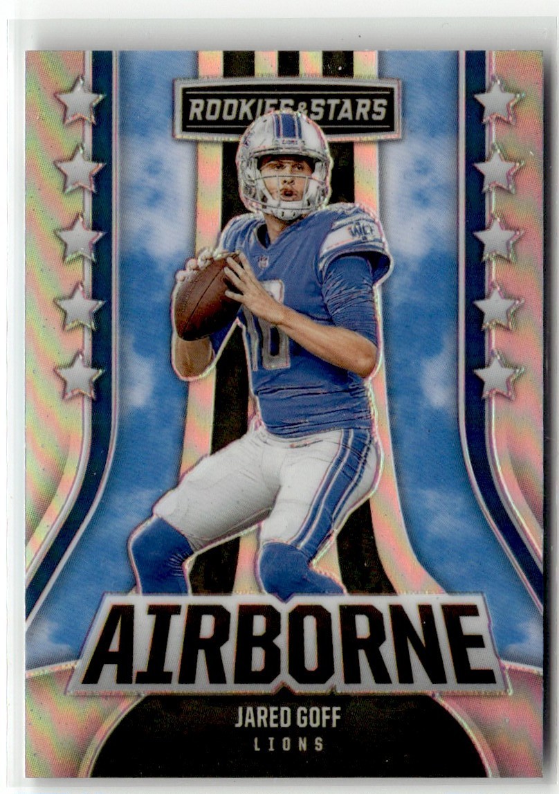 2023 Panini Rookies & Stars Airborne Silver Prizm Jared Goff #AI-11