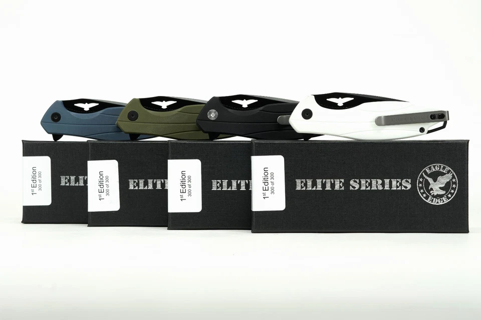 ¡NUEVO! Cuchillo Cerradura Plegable Eagle Edge ELITE SERIES Coleccionistas, Numerado 1ª Edición Foto 2 de 4
