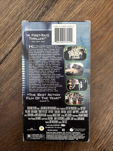 Enemy of the State (VHS, 1999) Will Smith, Gene Hackman – Spy Thriller Action - Picture 3 of 5