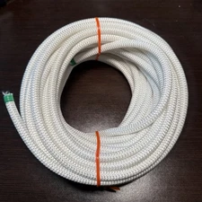 5/16" x 50' Coil Heavy Duty White Dacron Sheath Marine Grade Bungee / Shock Cord