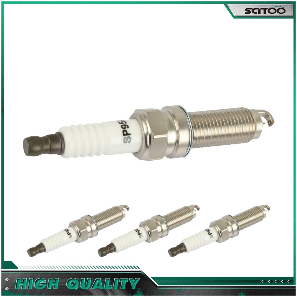 4Pcs Spark Plugs For Honda Accord 2.4L Honda Civic HR-V 1.8L Acura ILX L4 2.0L