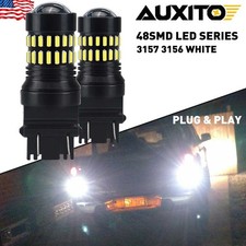 2x Auxito 3156 3157 3057 6000k White Led Reverse Backup Light Bulbs Brightest Hd 2x Auxito 3156 3157 3057 6000k White Led Reverse Backup Light Bulbs Brightest Hd