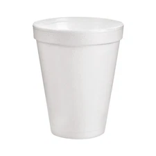 10 oz. Foam Drink Cups - White (1000/carton) 10 ounces