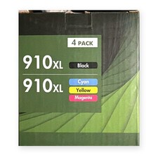 inkalfa 910XL Ink 4 Pack Compatible Replacement for HP 910XL OfficeJet Pro 8025e
