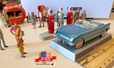 1/43 Danbury Mint 1954 CORVETTE Metallic Blue 50th Anniversary Series C9.75 (NM)