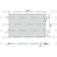 Kondensator, Klimaanlage Valeo 814004