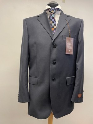 M&S COLLEZIONE  SUIT JACKET/BLAZER PURE NEW WOOL  IN NAVY SIZE 44R BNWT (0557)