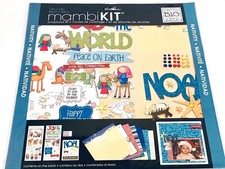 Nativity Christmas 12x12 Paper Kit 3D Stickers Chipboard Gemstones MAMBI 2012