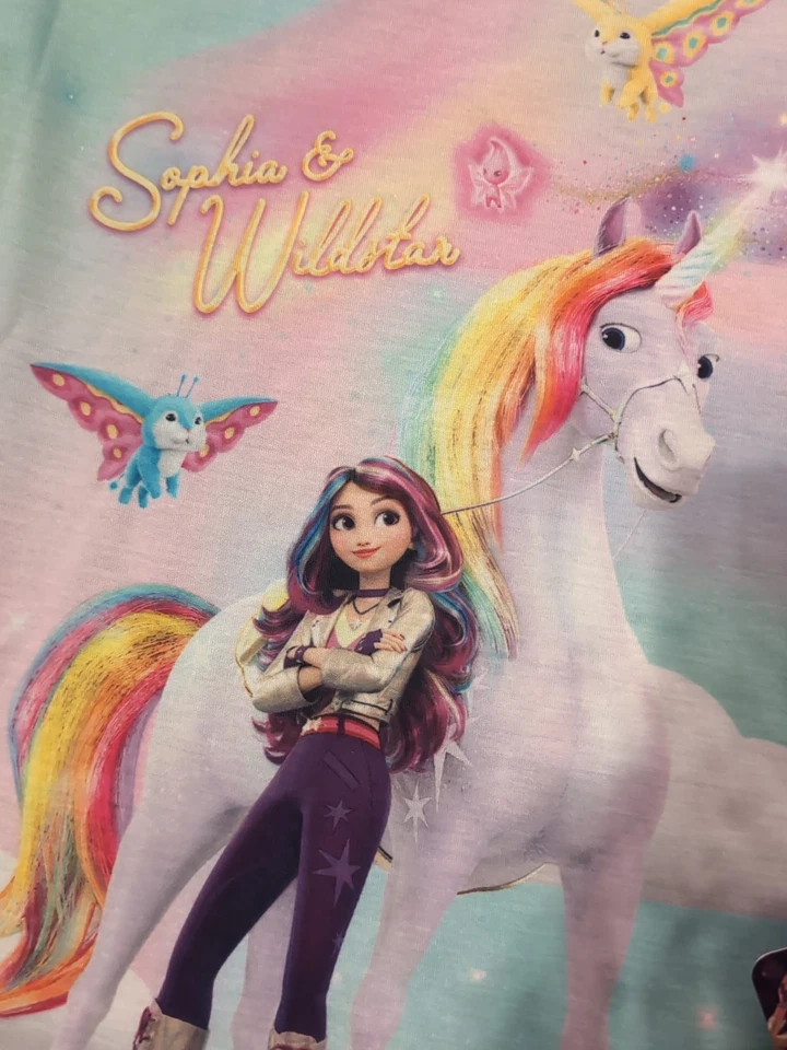 Pijama camisón Unicorn Academy niñas talla 8 nuevo con etiquetas Foto 3 de 4
