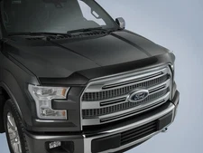 Ford F-150® 2021-2025 Smoke Black Hood Deflector Front Bug Protector Shield Kit