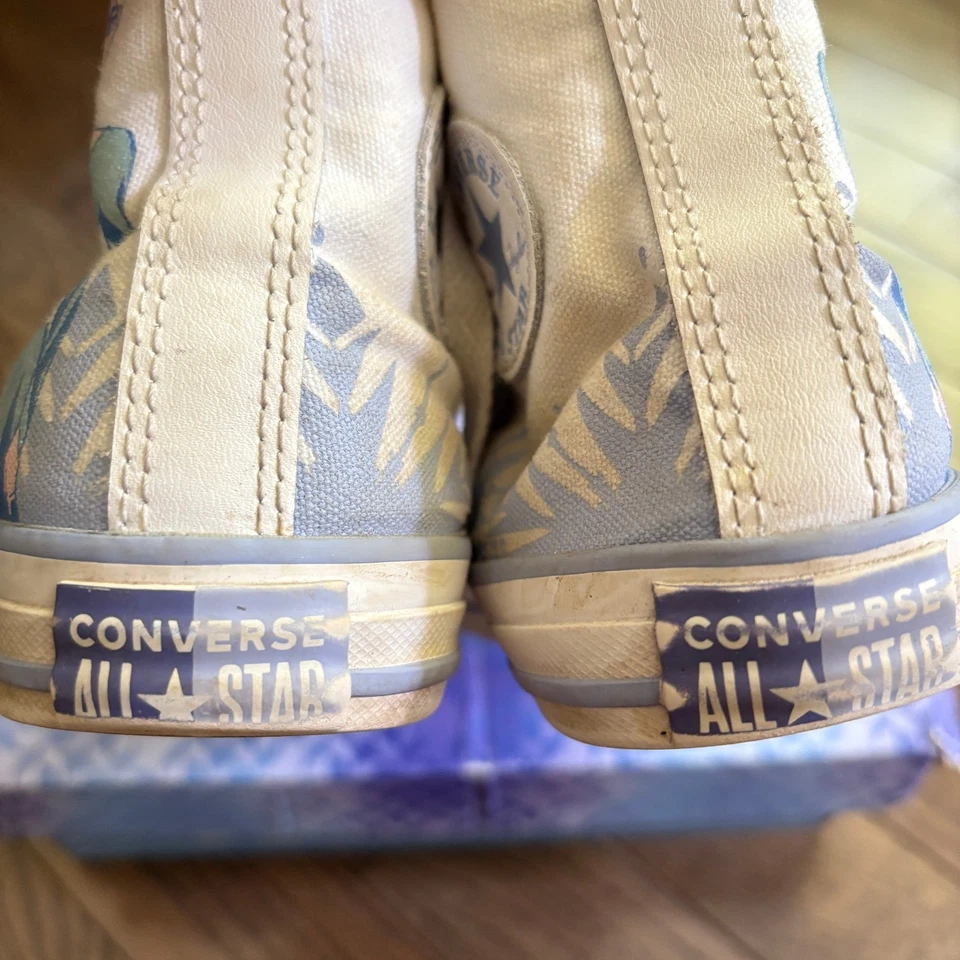 Converse Sneakers Kids Size 3 All Star Disney Frozen Elsa High Top - Image 3 of 4
