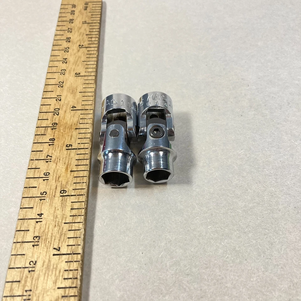 Mac Swivel Socket 2 Pc 10mm 11mm 3/8" Drive Universal Metric 6 Point #XU6 USA - image 2 of 4
