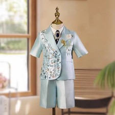 High Quality Children Tuxedo Suit Custom Size Slim Fit Boys Wedding Suit