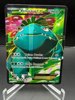 2014 Pokémon TCG Venusaur EX 141/146 XY Full Art Ultra Rare Holo LP