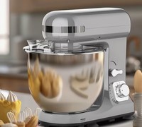 Smilesun Stand Mixer 6.5L Food Mixer w/ Big Bowl Dough Hook Beater 1400W 6 Speed