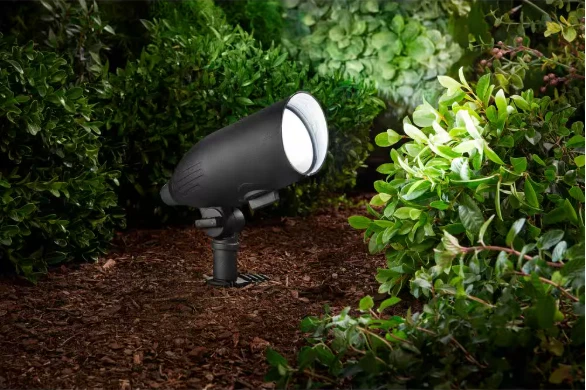 Hampton Bay 430 Lúmenes Negro Cableado Bajo Voltaje LED Luz Ajustable Color Foto 3 de 4