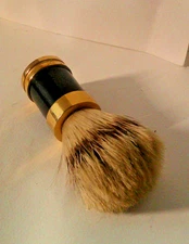 Vintage Heavy Shaving Brush With Compartment In Handle 