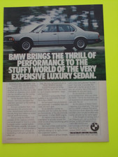1978 BMW 733i Ad Buy 2 Ads Get 2 Free See Description