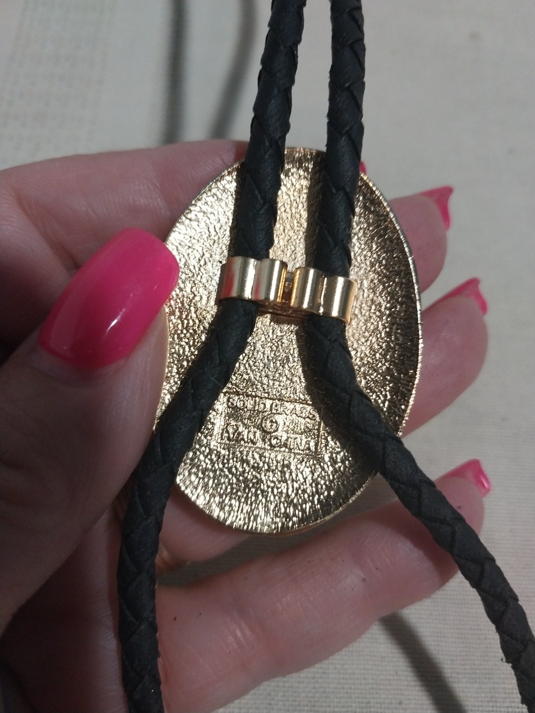 Solid Brass Ivan Bolo Tie Featuring a Soaring Eag… - image 5