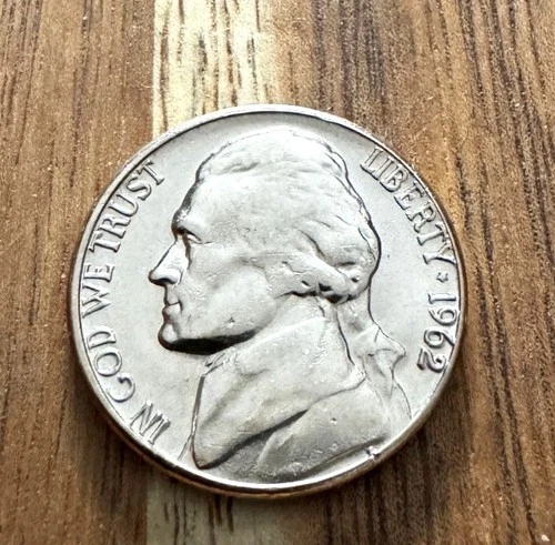 1962-D Jefferson Nickel — photo from another recent sale