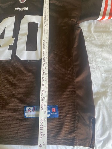 Cleveland Browns Jersey Size 52 Peyton Hillis Autographed Reebok On Field EUC - Picture 10 of 10