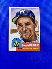 1953 Topps #13 Connie Marrero Washington Senators mid-level EX-MT       B53#13A1