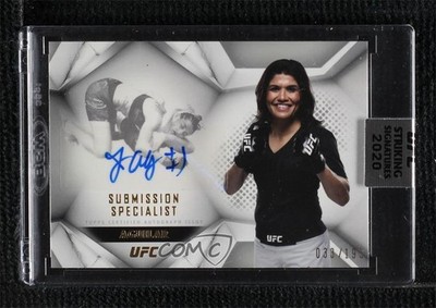 2020 UFC Striking Signatures Submission Specialist Jessica Aguilar Auto 0t58