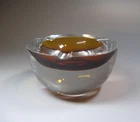 Vintage Mid Century Art Glass Ashtray