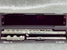  USED MURAMATSU AD CC Flute Total Silver around 1983 model from Japan