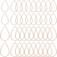 80Pcs Earring Hoops for Jewelry Making,Hypoallergenic Teardrop Earring Findings