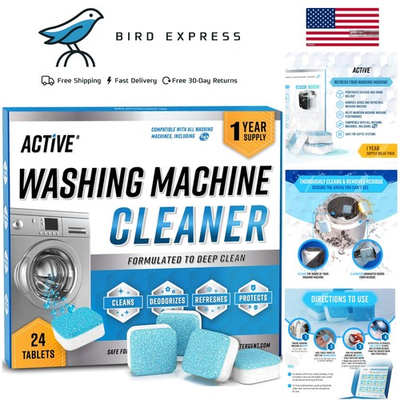 #ad Active Washing Machine Cleaner Deep Clean 24 Pack 1 Supply 24 Pack $39.99