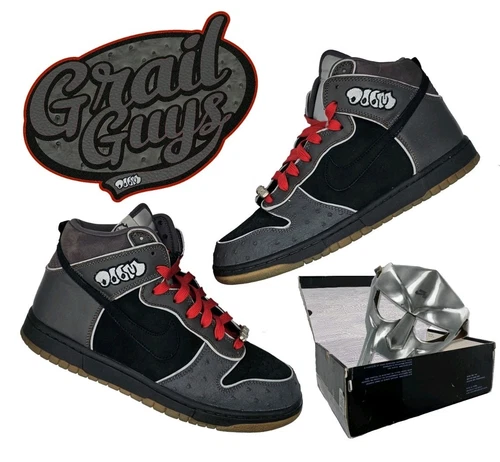 Size 10 - Nike Dunk SB Premium High MF Doom