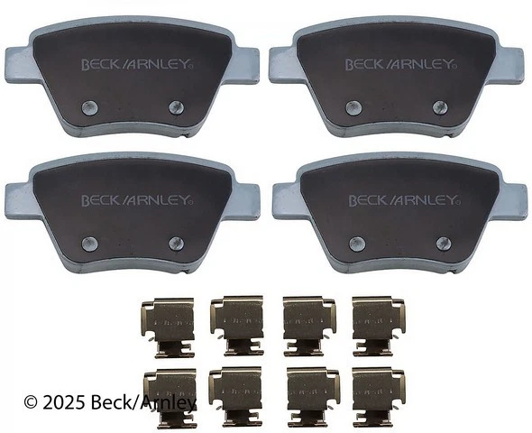 Комплект дисковых тормозных колодок Beck Arnley P N 085 6940 - Изображение 2 из 4